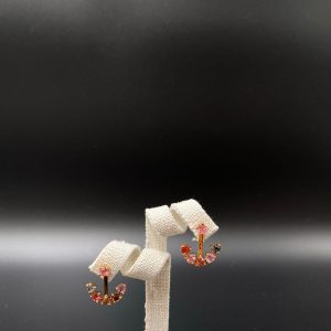 Colourful Rubies Earings